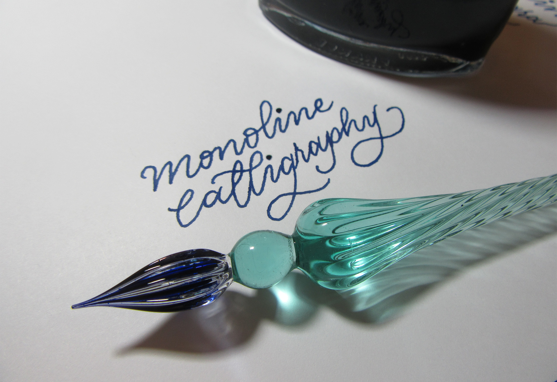 Monoline-calligraphy-Glass-Pen