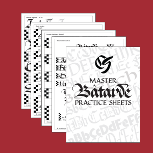 Master batarde Practice Sheets Featured Image