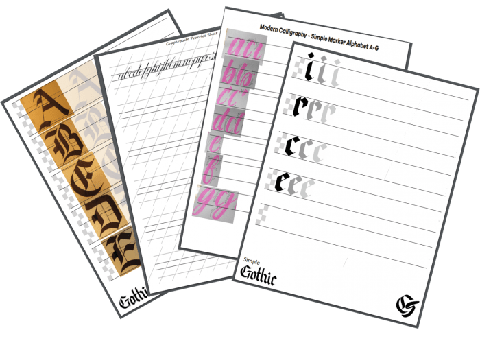 Free Printable Calligraphy Practice Sheets